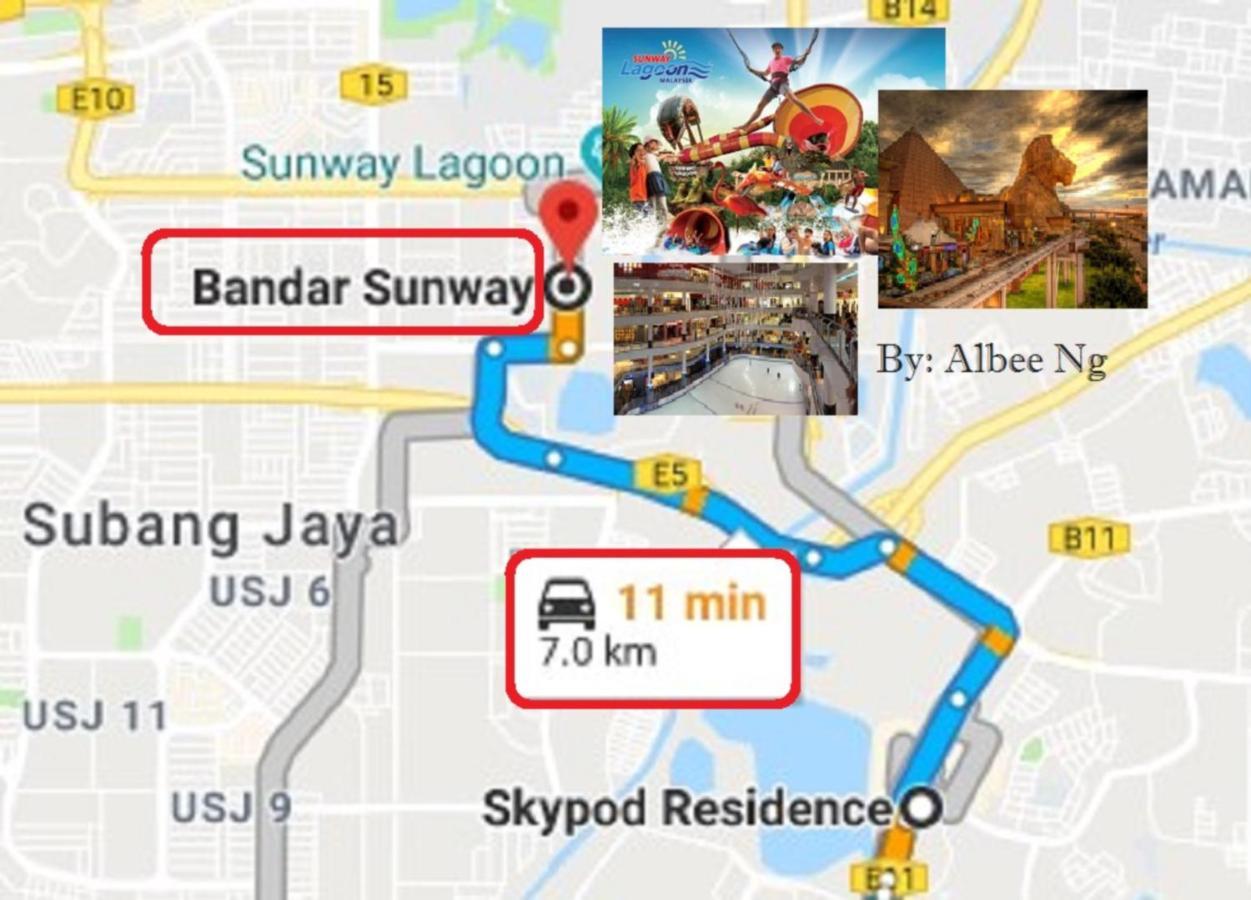 Puchong Skypod Residence, 1-5 Pax Cozy Unit, Walking Distance To Ioi Mall, 10Min Drive To Sunway Exteriör bild